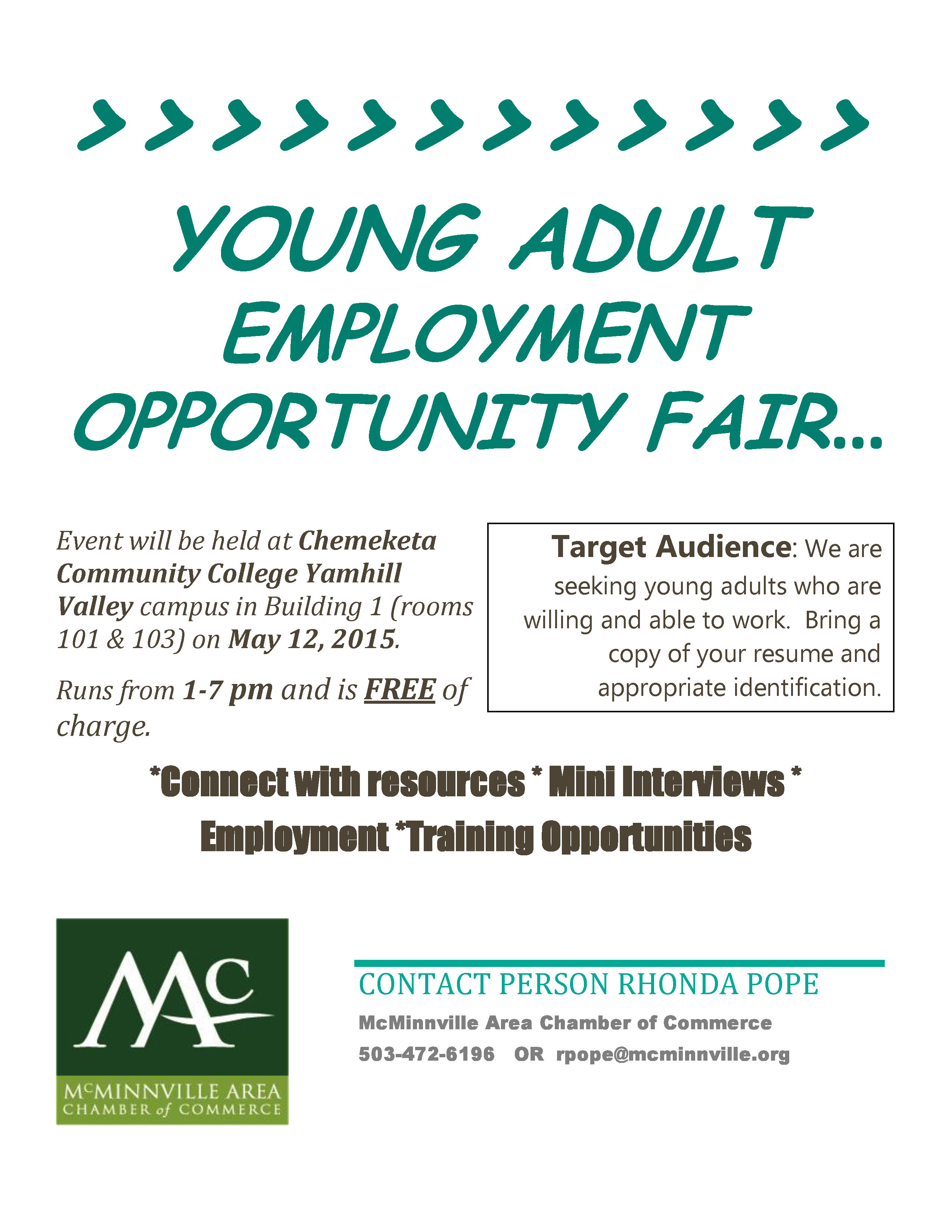 McMinnville Young Adult Fair 5-12-15